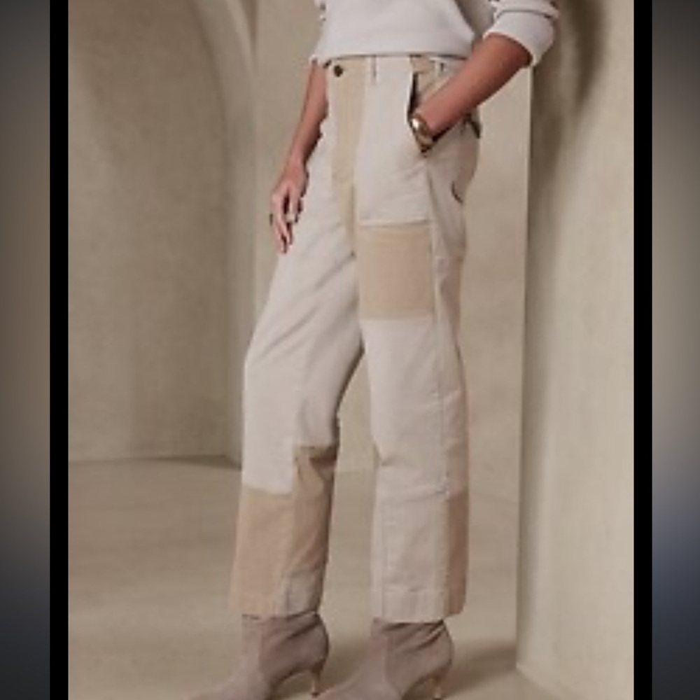 Banana Republic - Barrel Authentic Patchwork Chin… - image 2